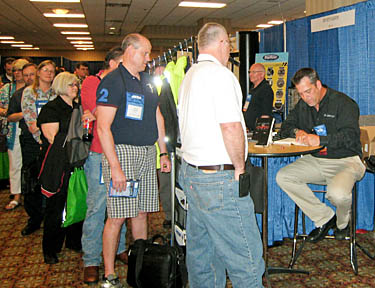 SafeStart senior consultant Kevin Cobb at a book signing