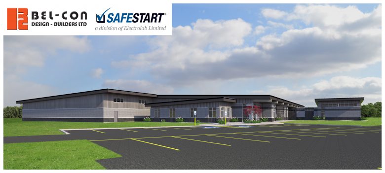 A rendering of SafeStart's new building