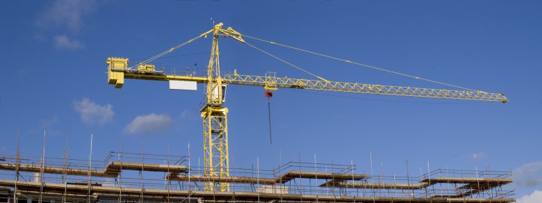 A construction crane