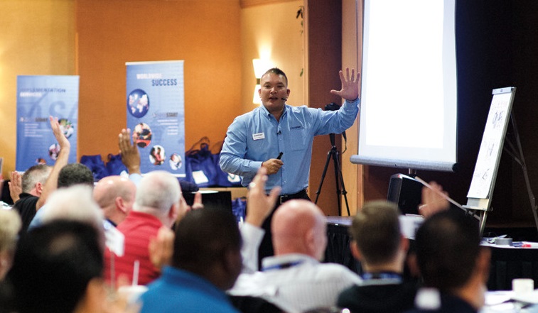 Tim Page-Bottorff presenting at a workshop