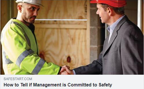 How to tell if management is committed to safety