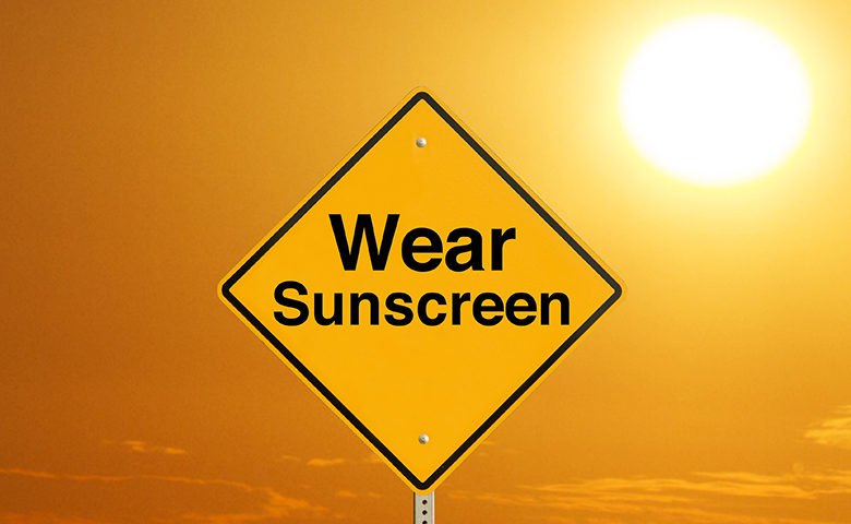 Wear Sunscreen Sign