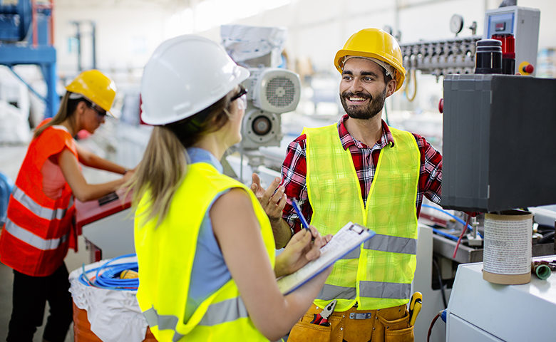 Worker inspection using checklist